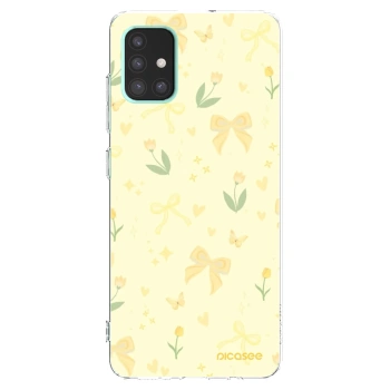 Picasee átlátszó szilikon tok az alábbi mobiltelefonokra Samsung Galaxy A51 A515F - Honey Blossom
