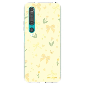 Picasee átlátszó szilikon tok az alábbi mobiltelefonokra Xiaomi Mi 10 - Honey Blossom