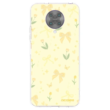 Picasee átlátszó szilikon tok az alábbi mobiltelefonokra Xiaomi Poco F2 Pro - Honey Blossom
