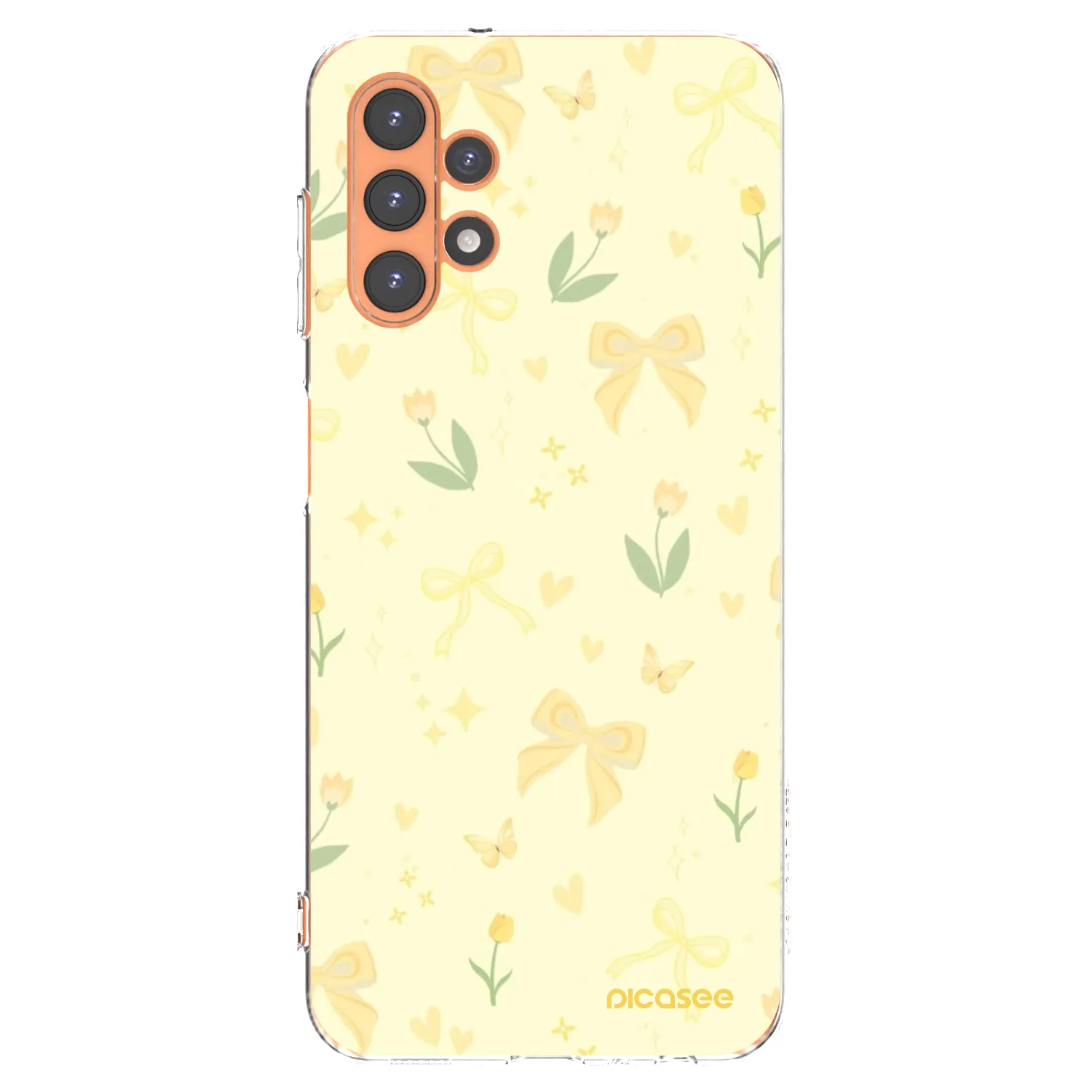 Picasee átlátszó szilikon tok az alábbi mobiltelefonokra Samsung Galaxy A13 4G A135 - Honey Blossom