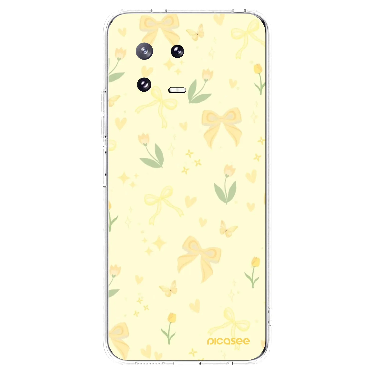 Picasee átlátszó szilikon tok az alábbi mobiltelefonokra Xiaomi 13 Pro - Honey Blossom