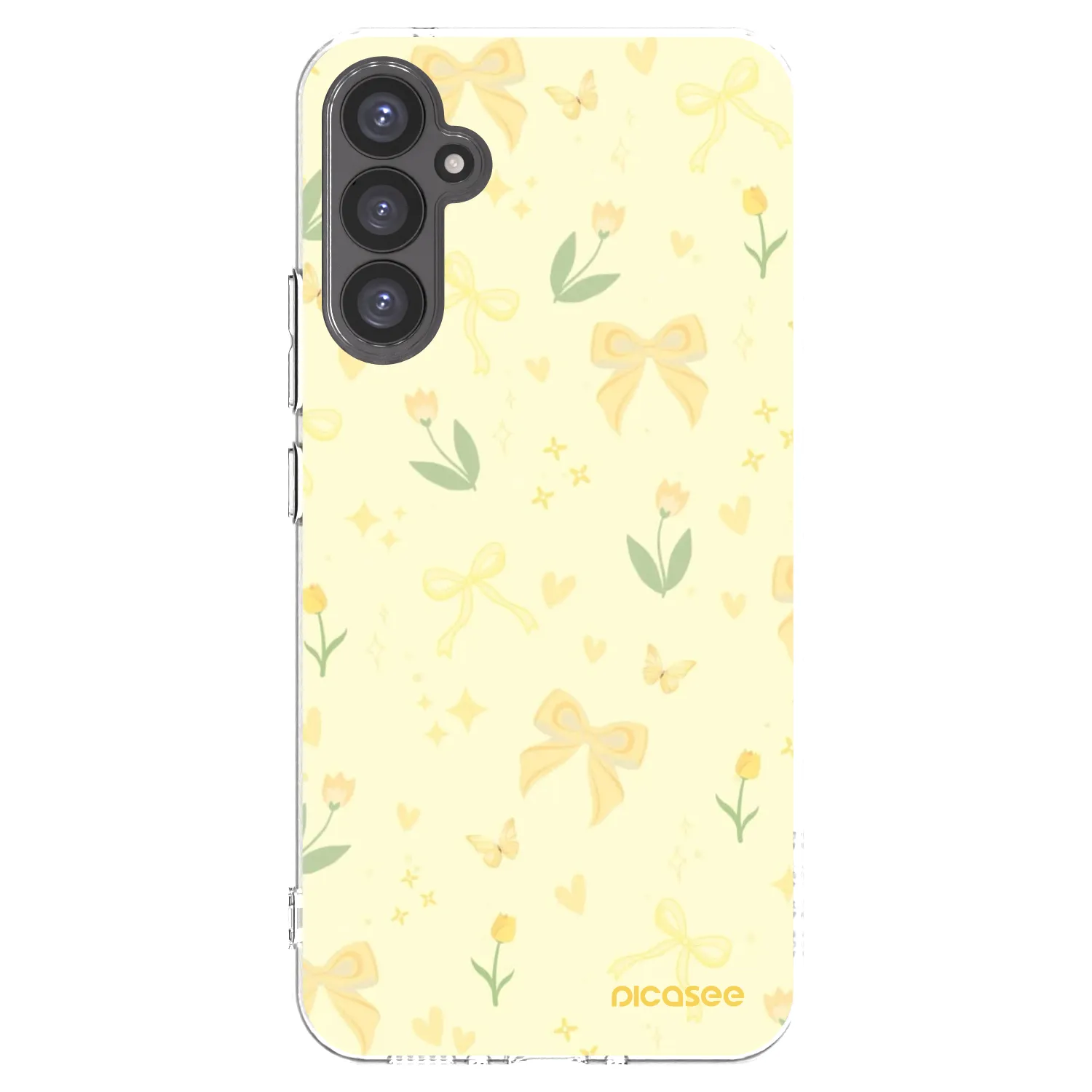 Picasee átlátszó szilikon tok az alábbi mobiltelefonokra Samsung Galaxy A34 5G A346B - Honey Blossom