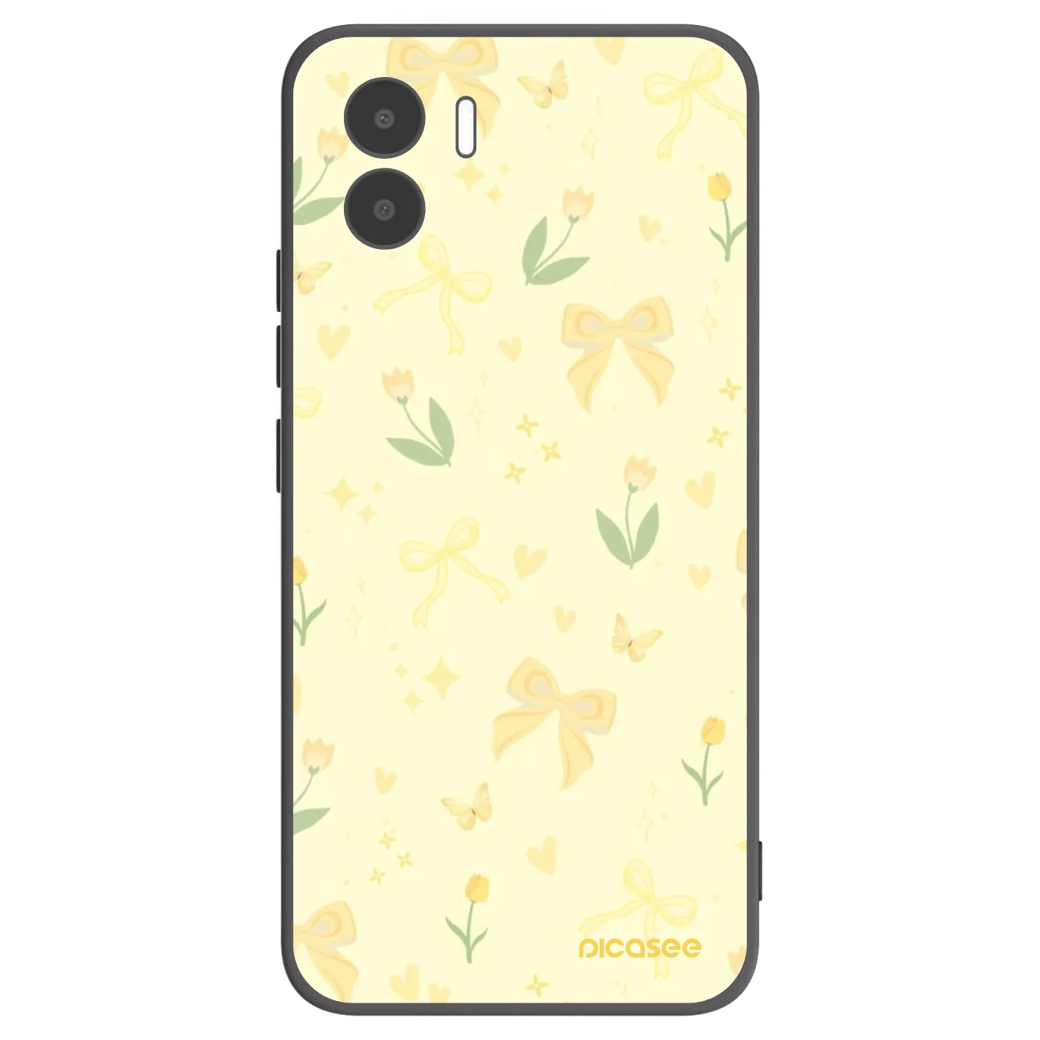 Picasee fekete szilikon tok az alábbi mobiltelefonokra Xiaomi Redmi A2 - Honey Blossom
