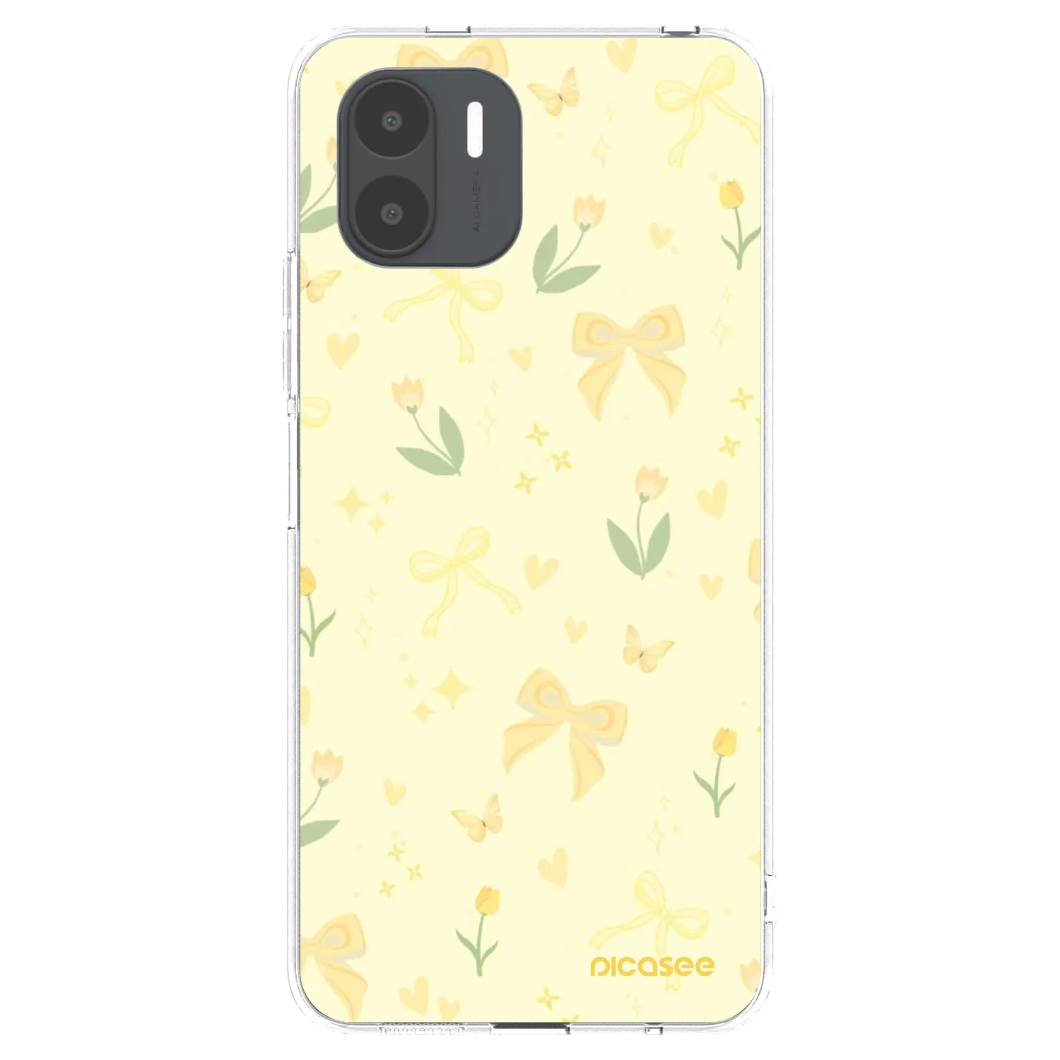 Picasee átlátszó szilikon tok az alábbi mobiltelefonokra Xiaomi Redmi A2 - Honey Blossom