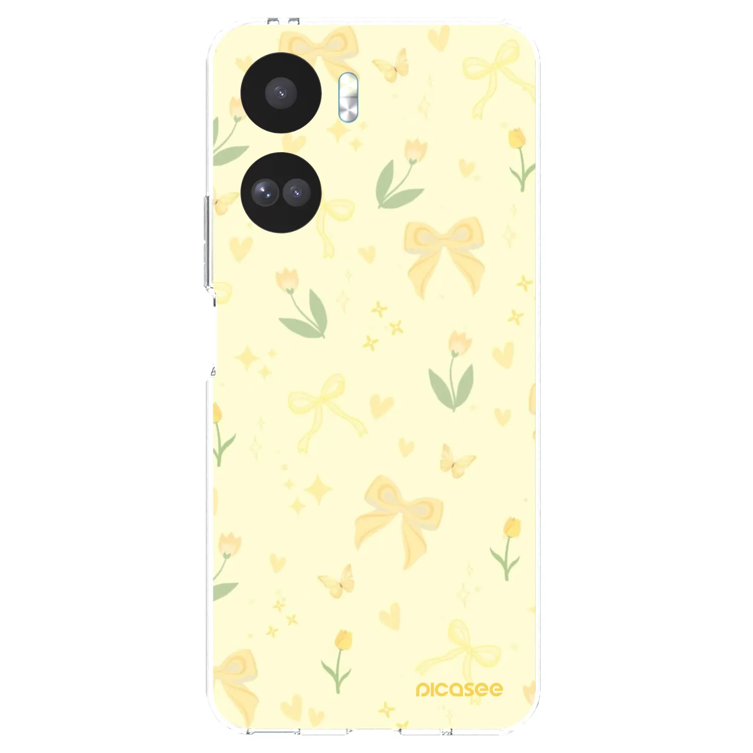 Picasee átlátszó szilikon tok az alábbi mobiltelefonokra Honor 90 Lite 5G - Honey Blossom