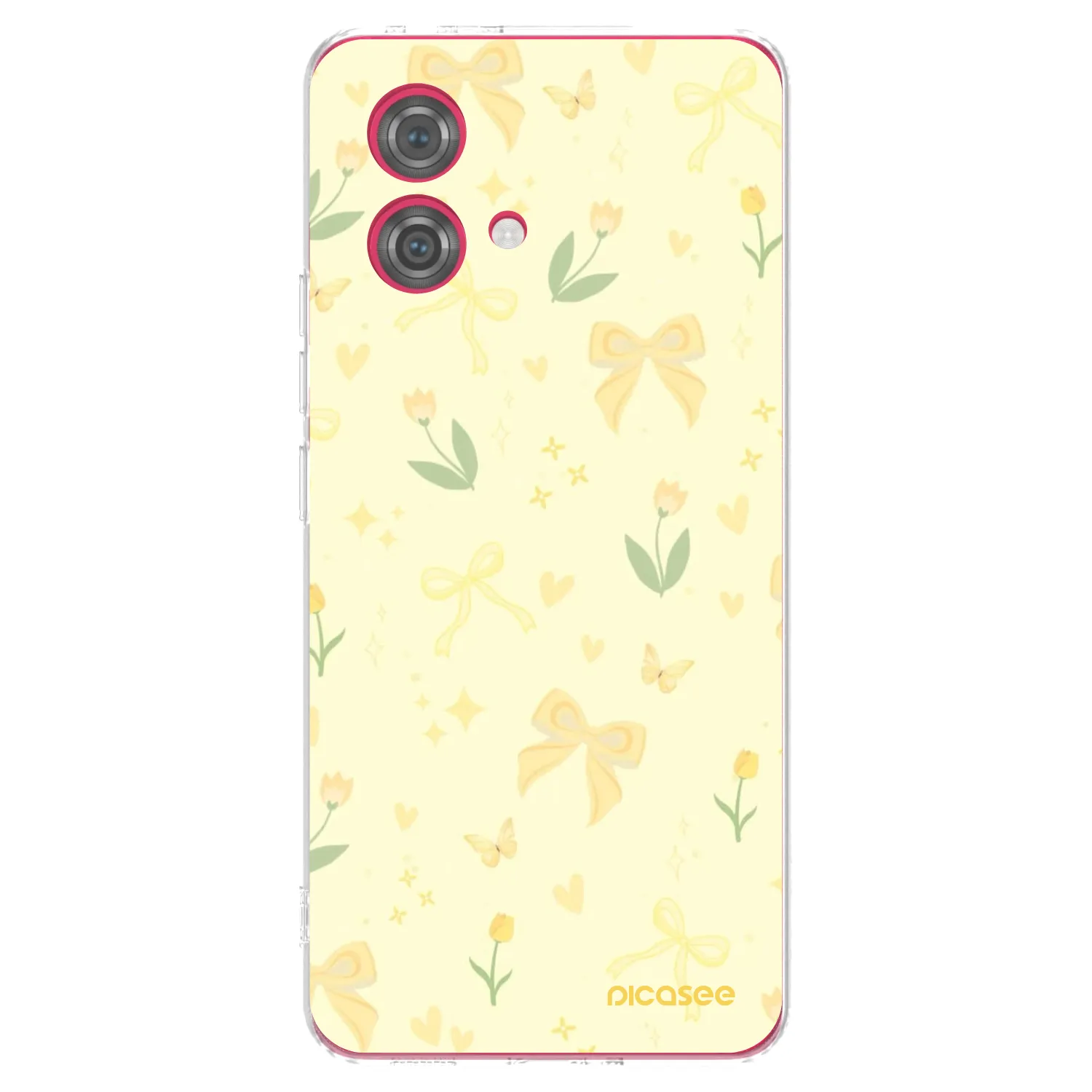 Picasee átlátszó szilikon tok az alábbi mobiltelefonokra Motorola Moto G84 5G - Honey Blossom