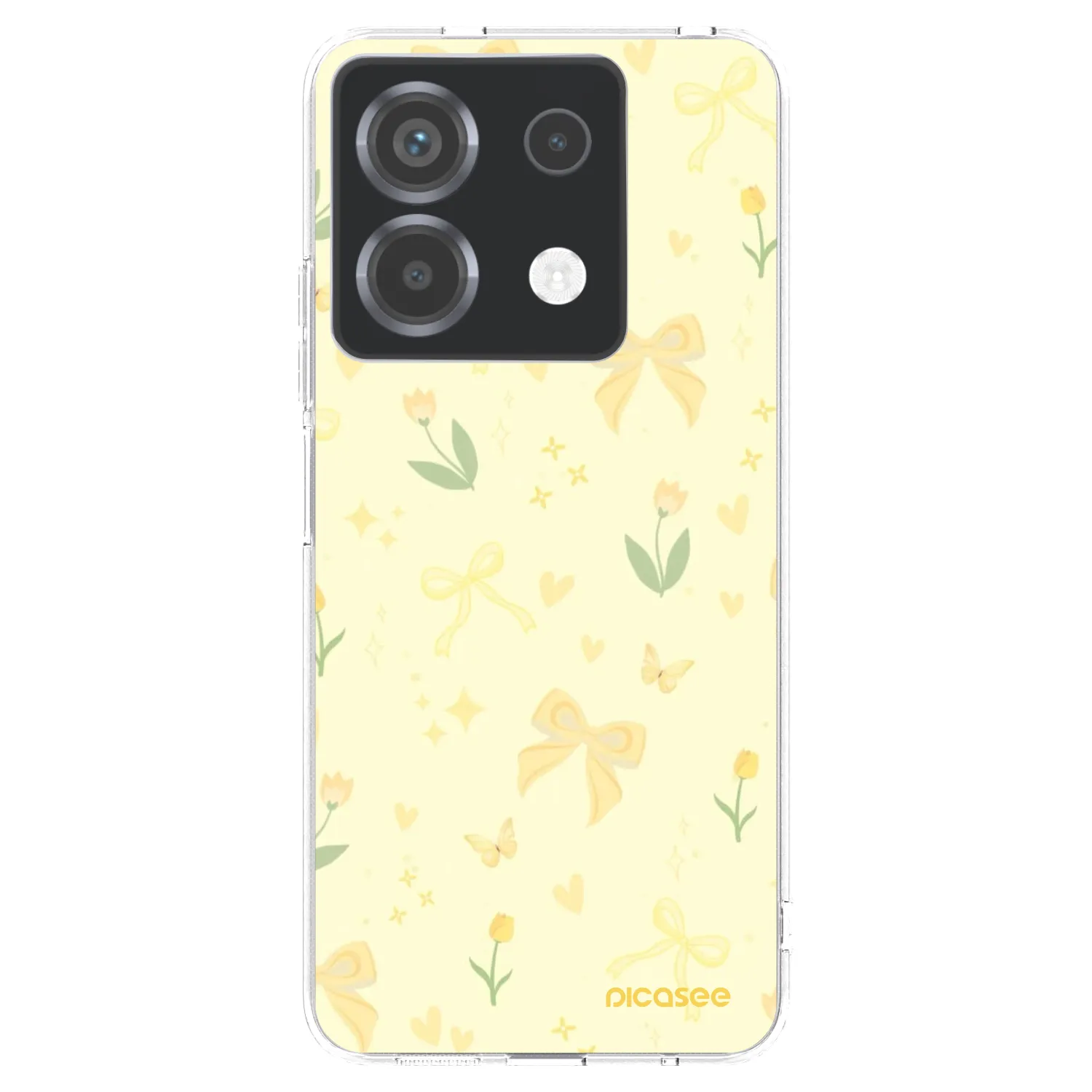 Picasee átlátszó szilikon tok az alábbi mobiltelefonokra Xiaomi Poco X6 - Honey Blossom