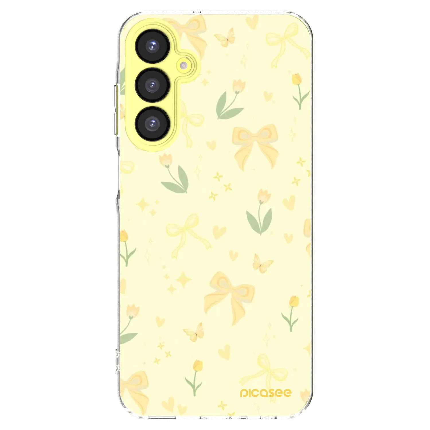 Picasee átlátszó szilikon tok az alábbi mobiltelefonokra Samsung Galaxy A25 A256B 5G - Honey Blossom