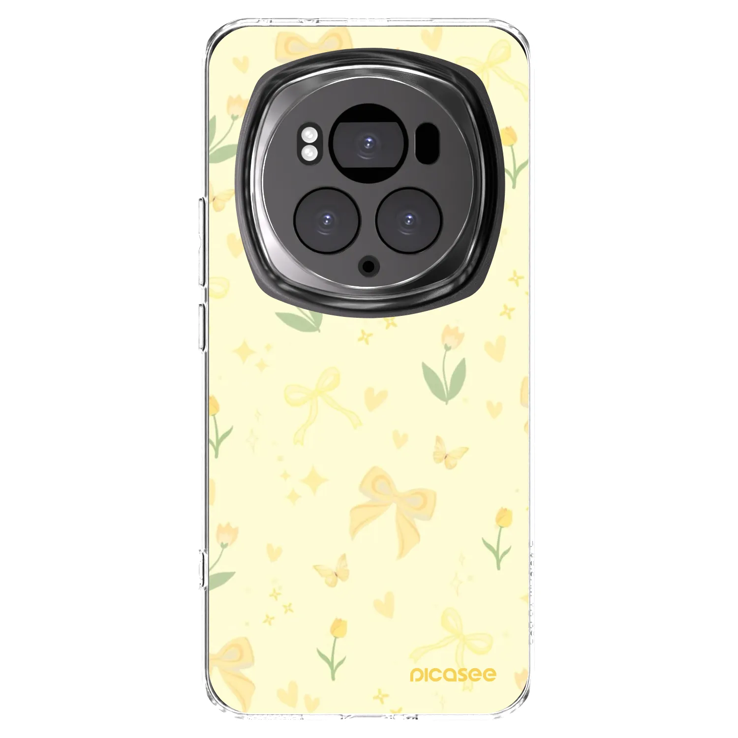 Picasee átlátszó szilikon tok az alábbi mobiltelefonokra Honor Magic6 Pro - Honey Blossom