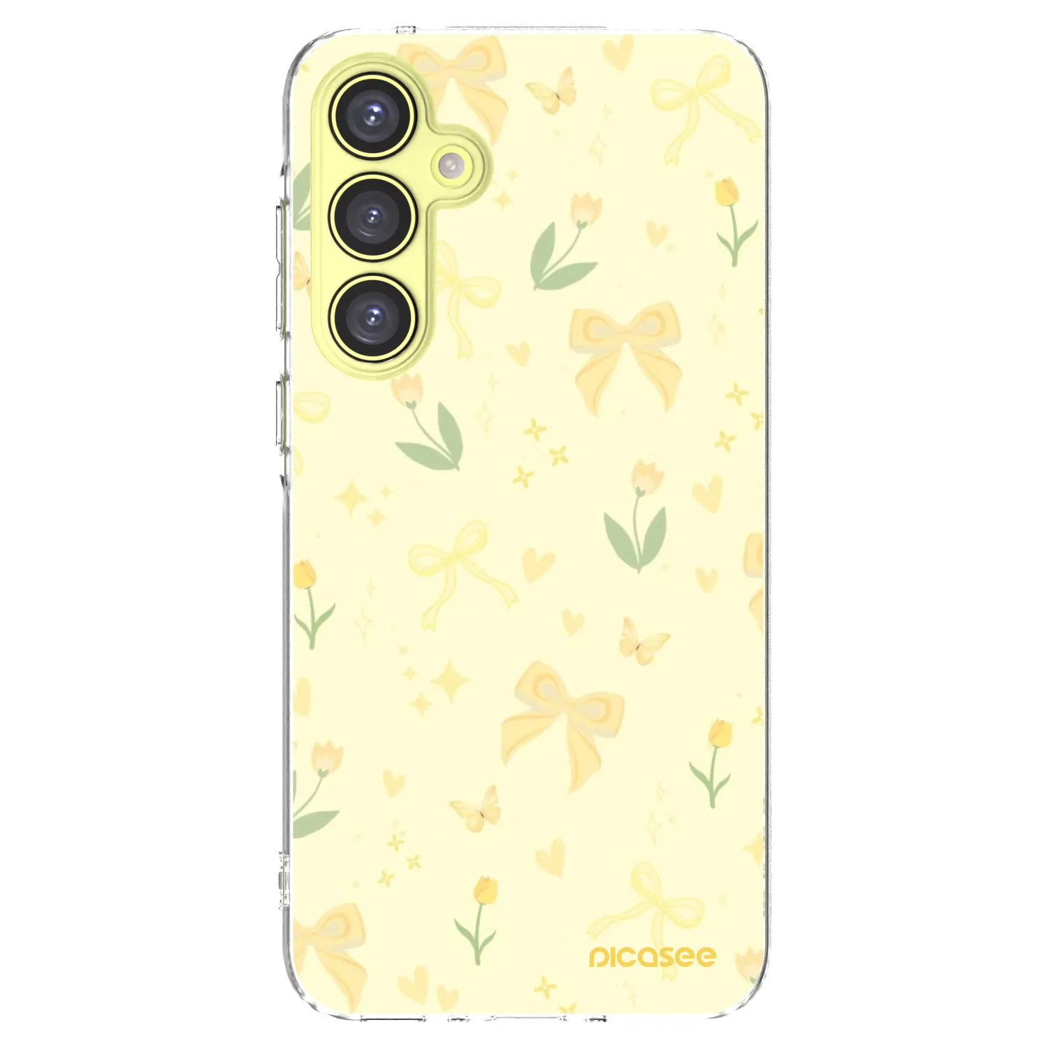 Picasee átlátszó szilikon tok az alábbi mobiltelefonokra Samsung Galaxy A35 5G A356B - Honey Blossom