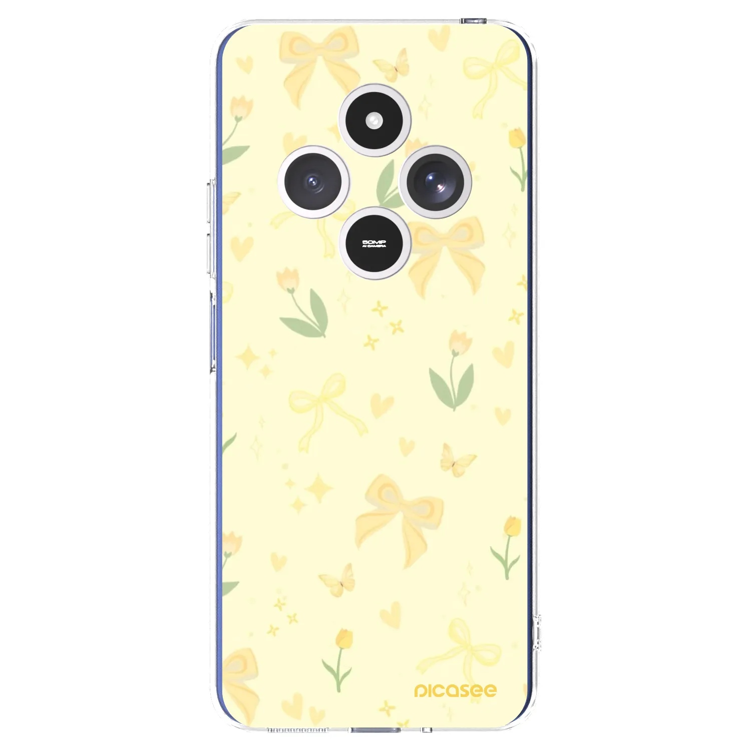 Picasee átlátszó szilikon tok az alábbi mobiltelefonokra Xiaomi Redmi 14C - Honey Blossom