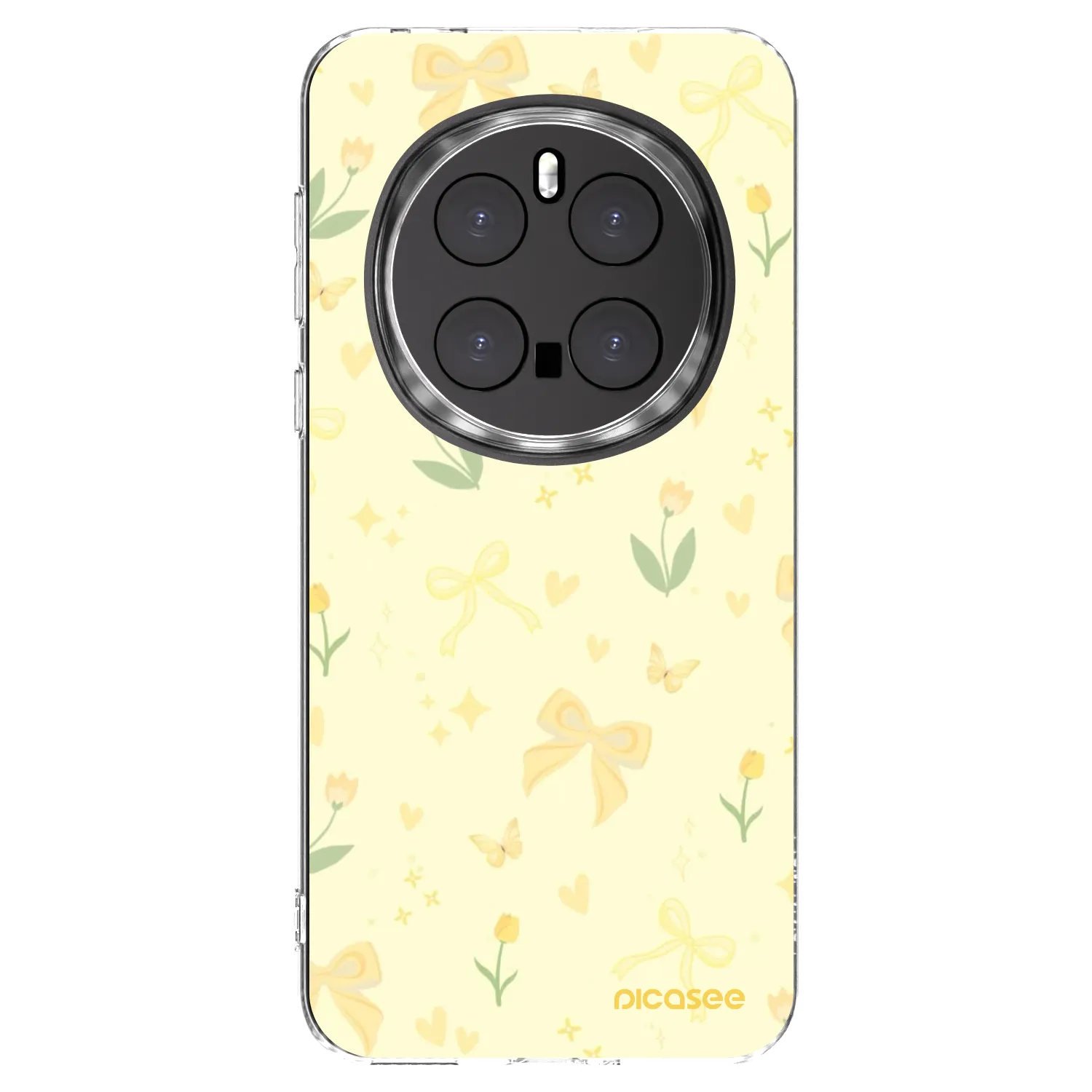 Picasee átlátszó szilikon tok az alábbi mobiltelefonokra Honor Magic7 Pro 5G - Honey Blossom