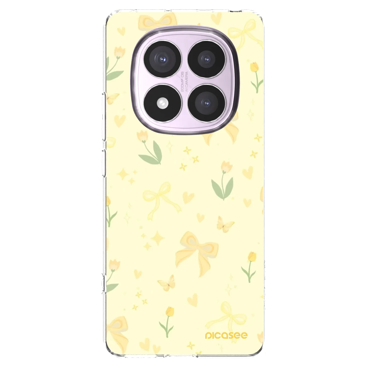 Picasee átlátszó szilikon tok az alábbi mobiltelefonokra Xiaomi Redmi Note 14 Pro 4G - Honey Blossom