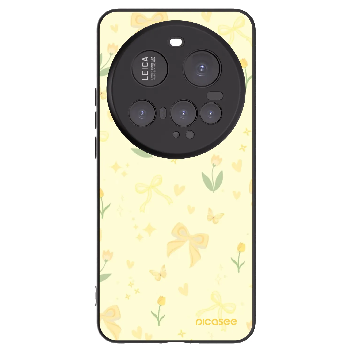 Picasee fekete szilikon tok az alábbi mobiltelefonokra Xiaomi 15 Ultra - Honey Blossom