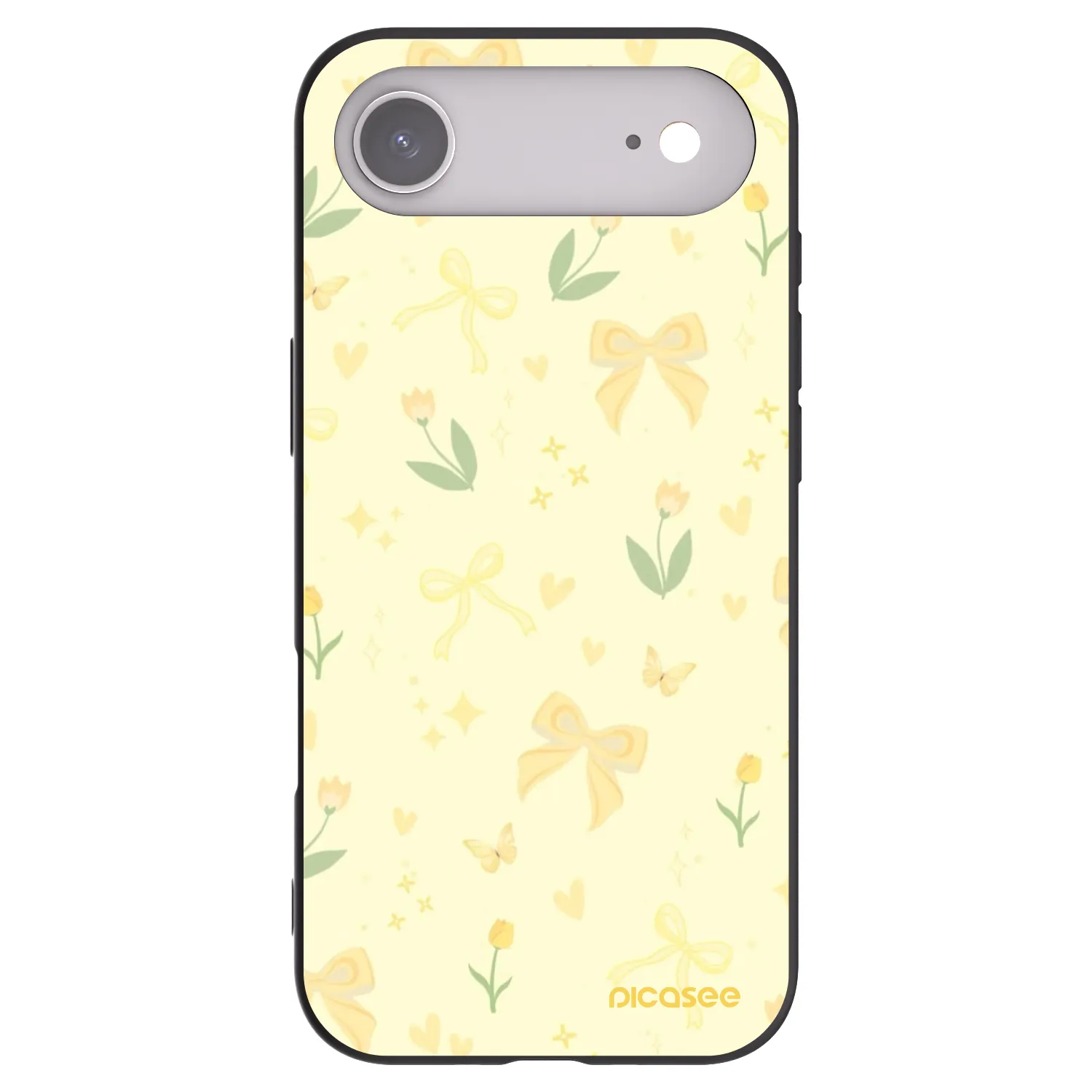 Picasee fekete szilikon tok az alábbi mobiltelefonokra Apple iPhone Air - Honey Blossom