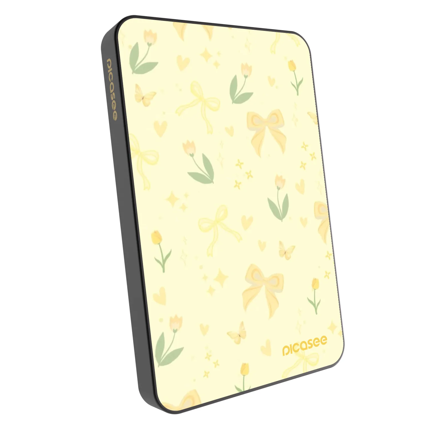 Picasee Powerbank MagSafe 5 000 mAh Szürke - Honey Blossom