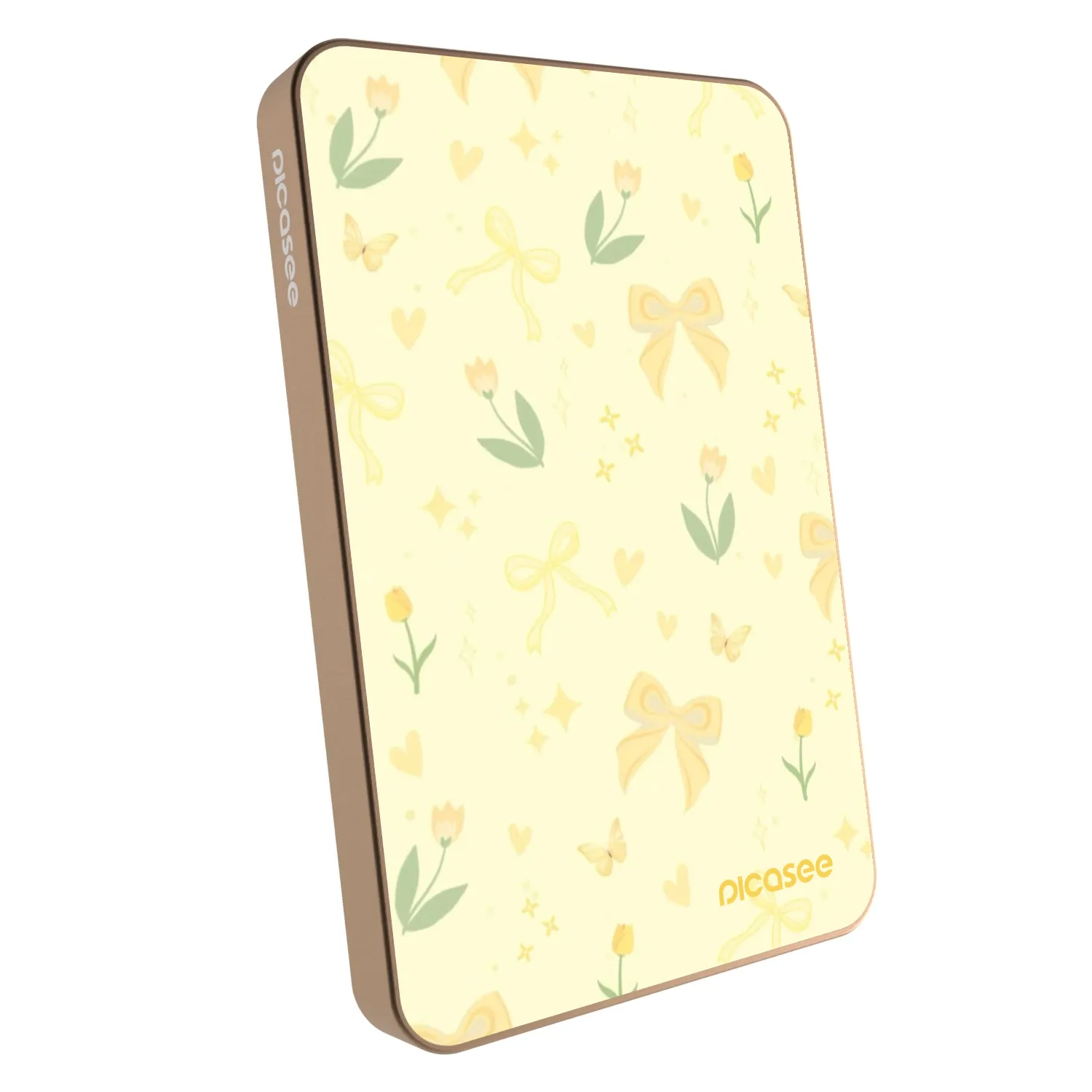 Picasee Powerbank MagSafe 5 000 mAh Aranysárga - Honey Blossom