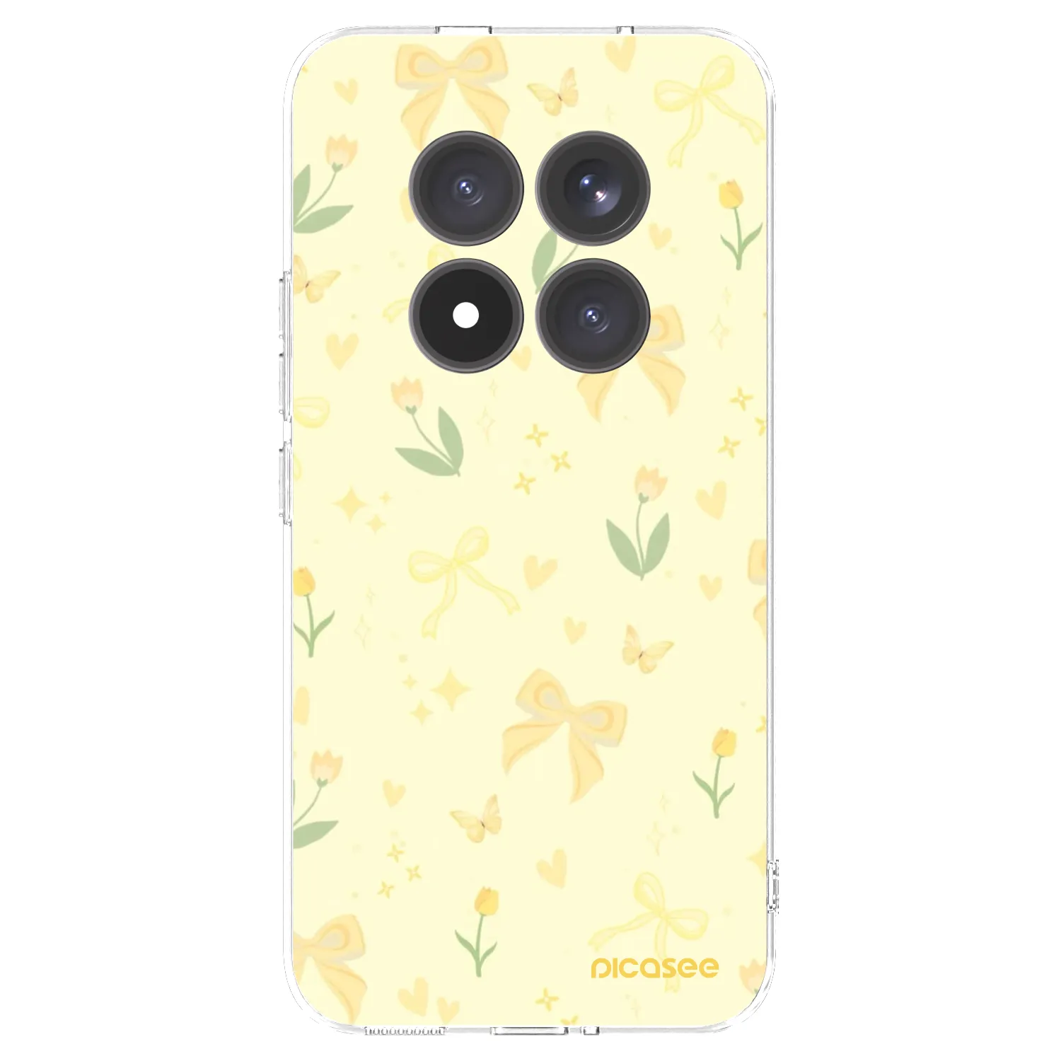 Picasee átlátszó szilikon tok az alábbi mobiltelefonokra Xiaomi Redmi Note 15 Pro+ - Honey Blossom