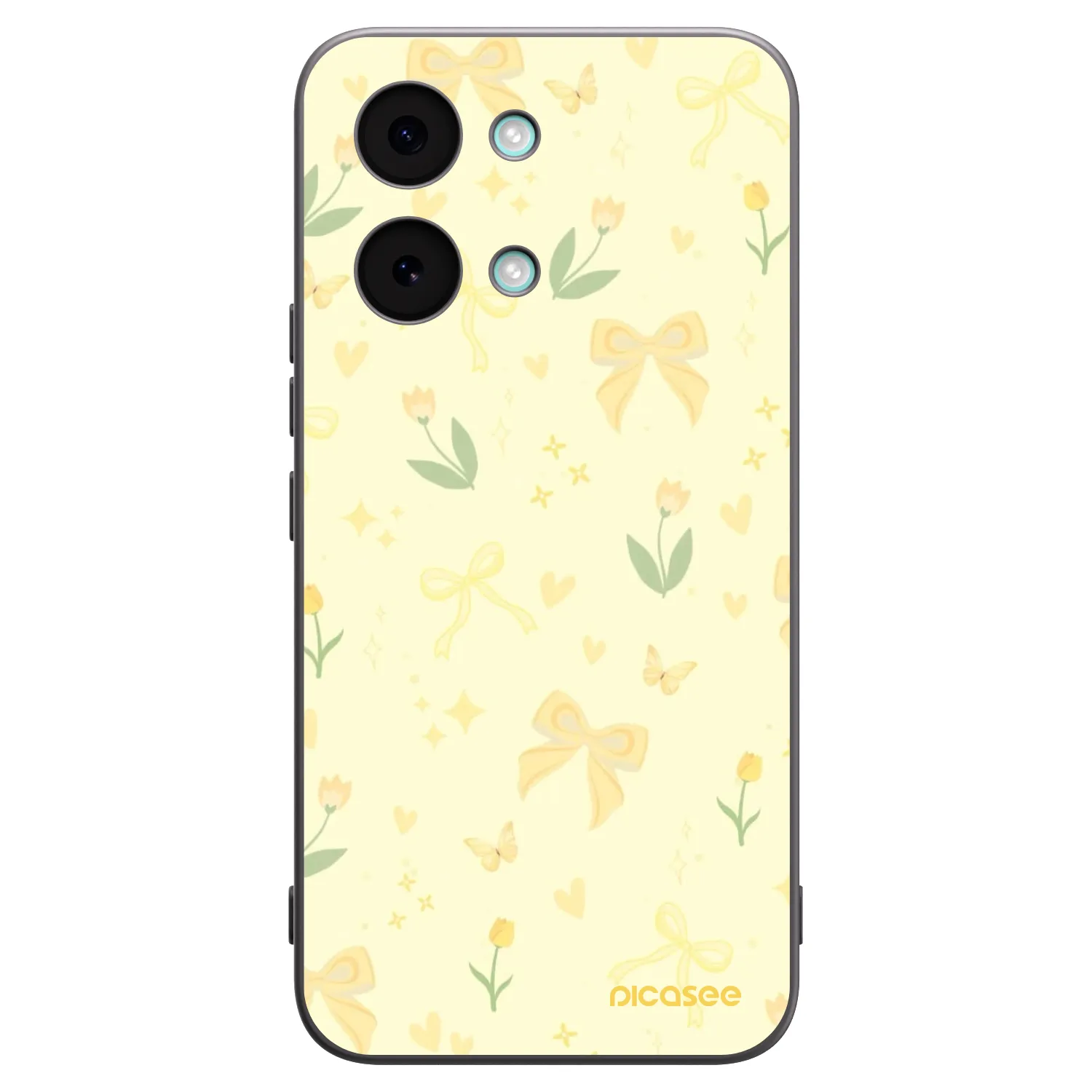 Picasee fekete szilikon tok az alábbi mobiltelefonokra Xiaomi Poco X8 Pro Max - Honey Blossom