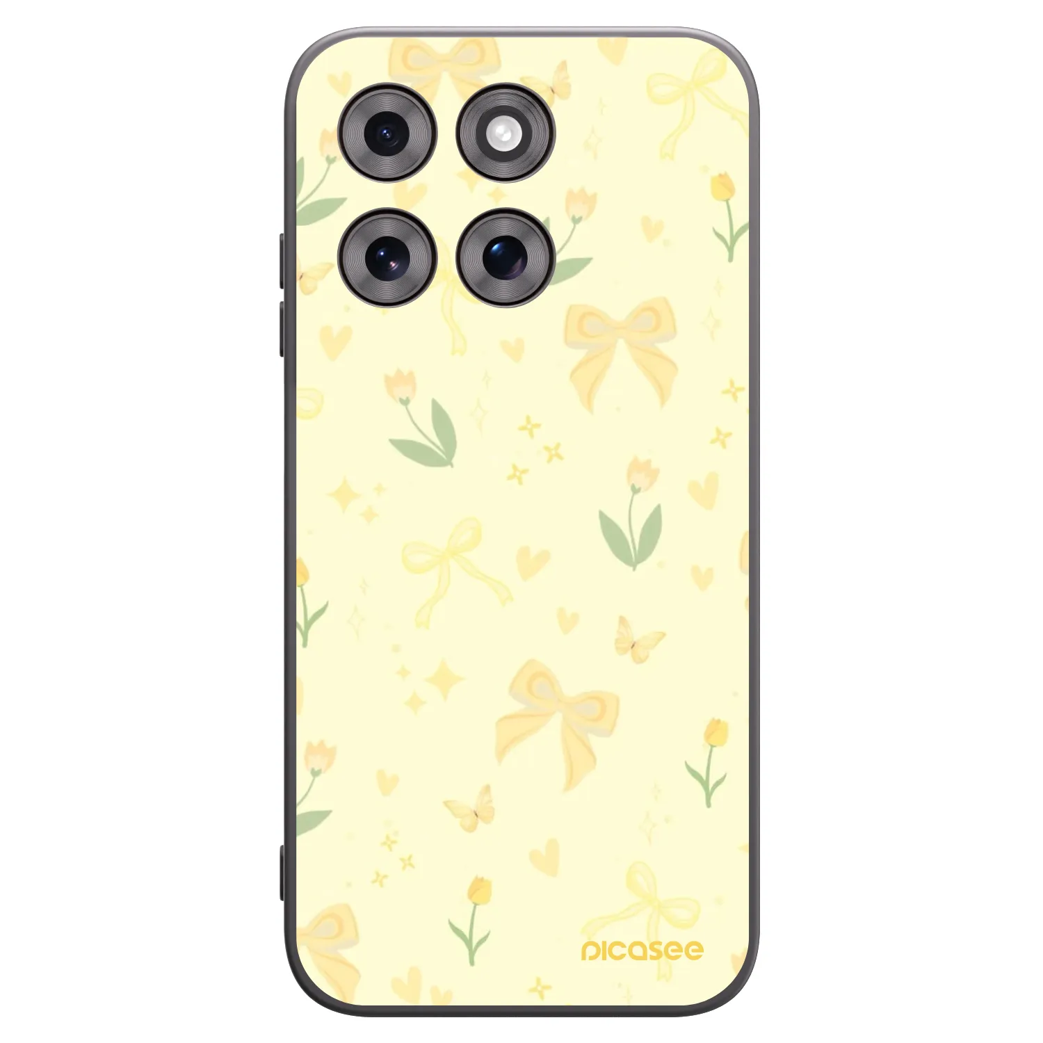 Picasee fekete szilikon tok az alábbi mobiltelefonokra Motorola Moto G77 - Honey Blossom