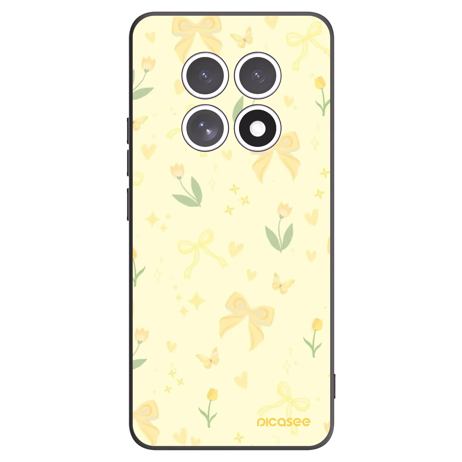 Picasee fekete szilikon tok az alábbi mobiltelefonokra Xiaomi Redmi Note 15 5G - Honey Blossom