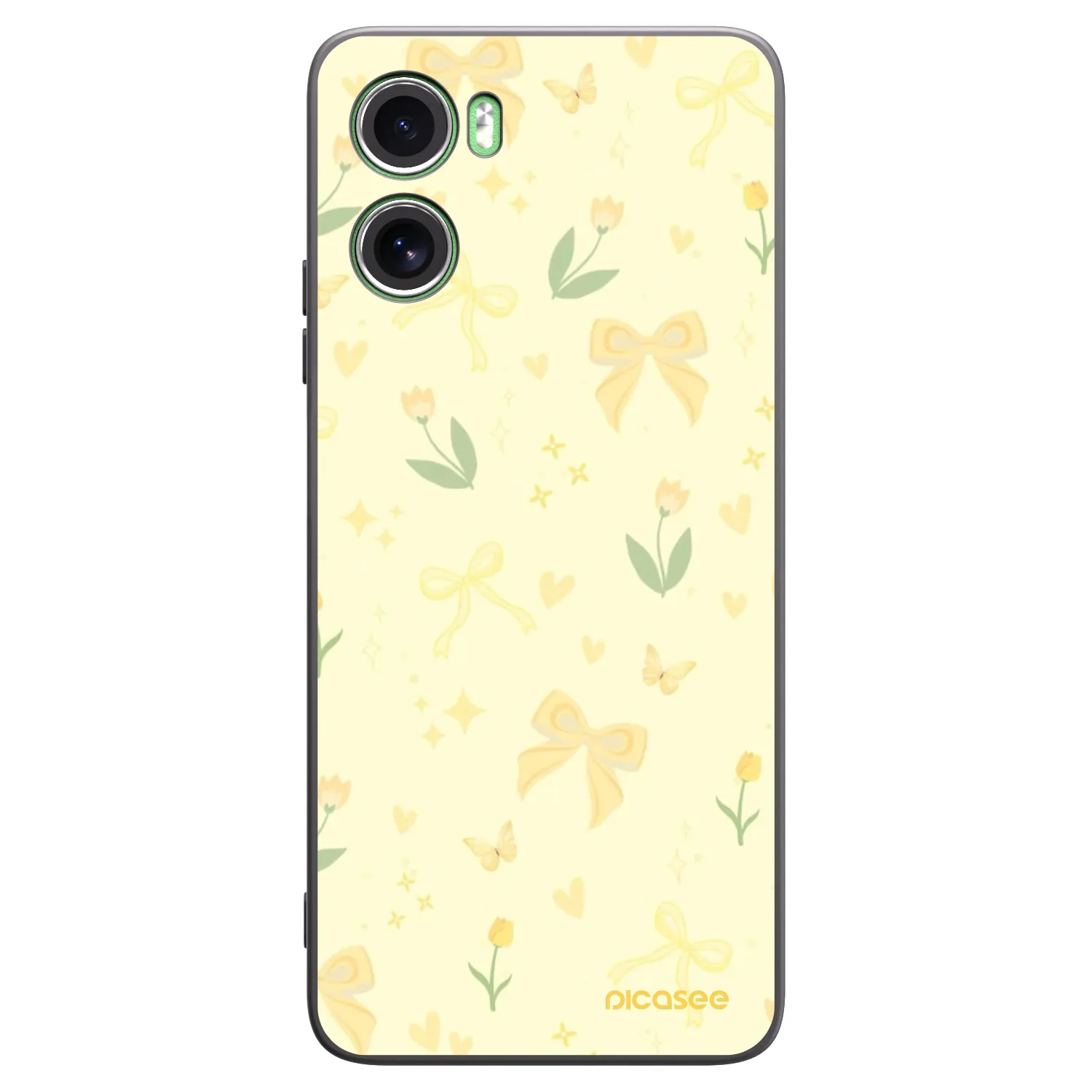 Picasee fekete szilikon tok az alábbi mobiltelefonokra Motorola Moto G06 - Honey Blossom