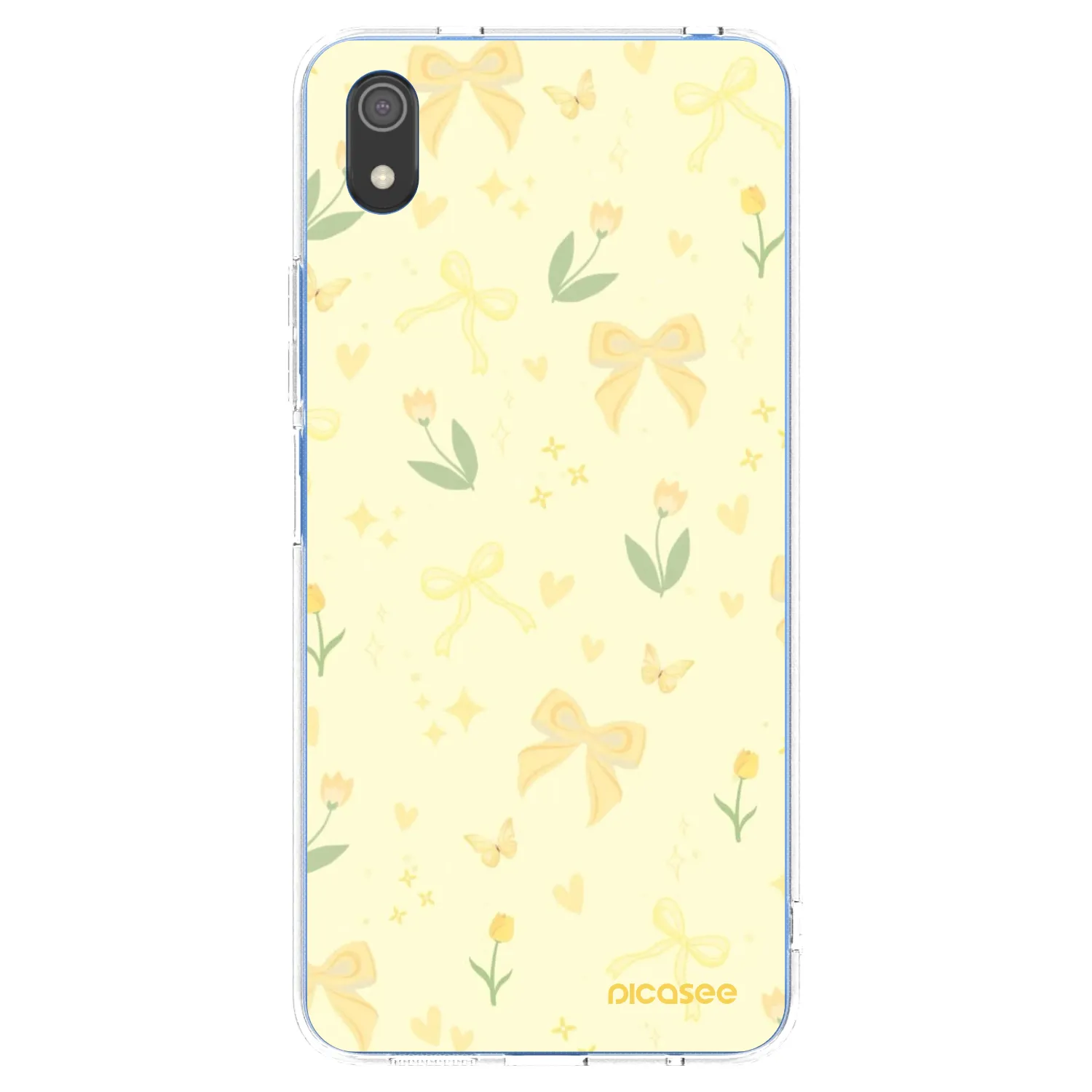 Picasee átlátszó szilikon tok az alábbi mobiltelefonokra Xiaomi Redmi 7A - Honey Blossom