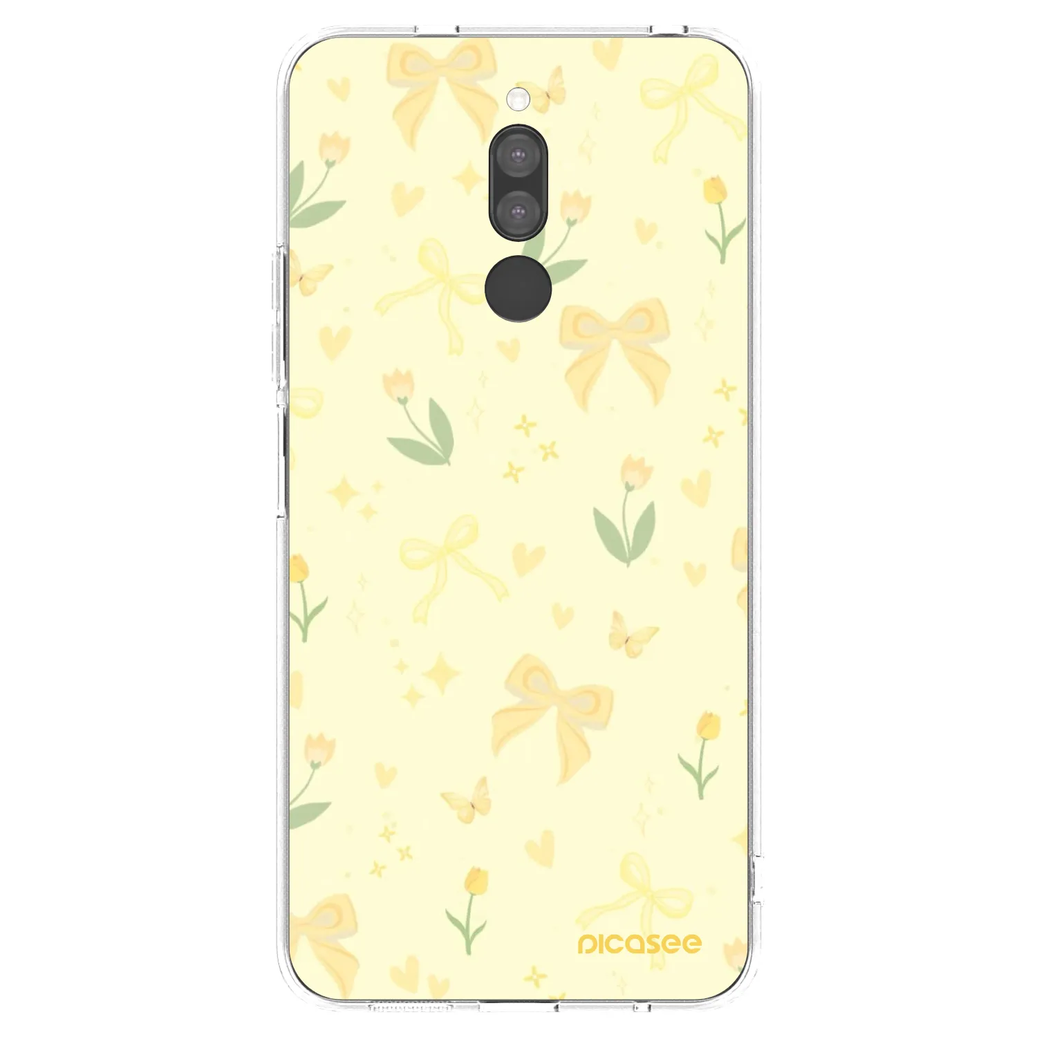 Picasee átlátszó szilikon tok az alábbi mobiltelefonokra Xiaomi Redmi 8 - Honey Blossom