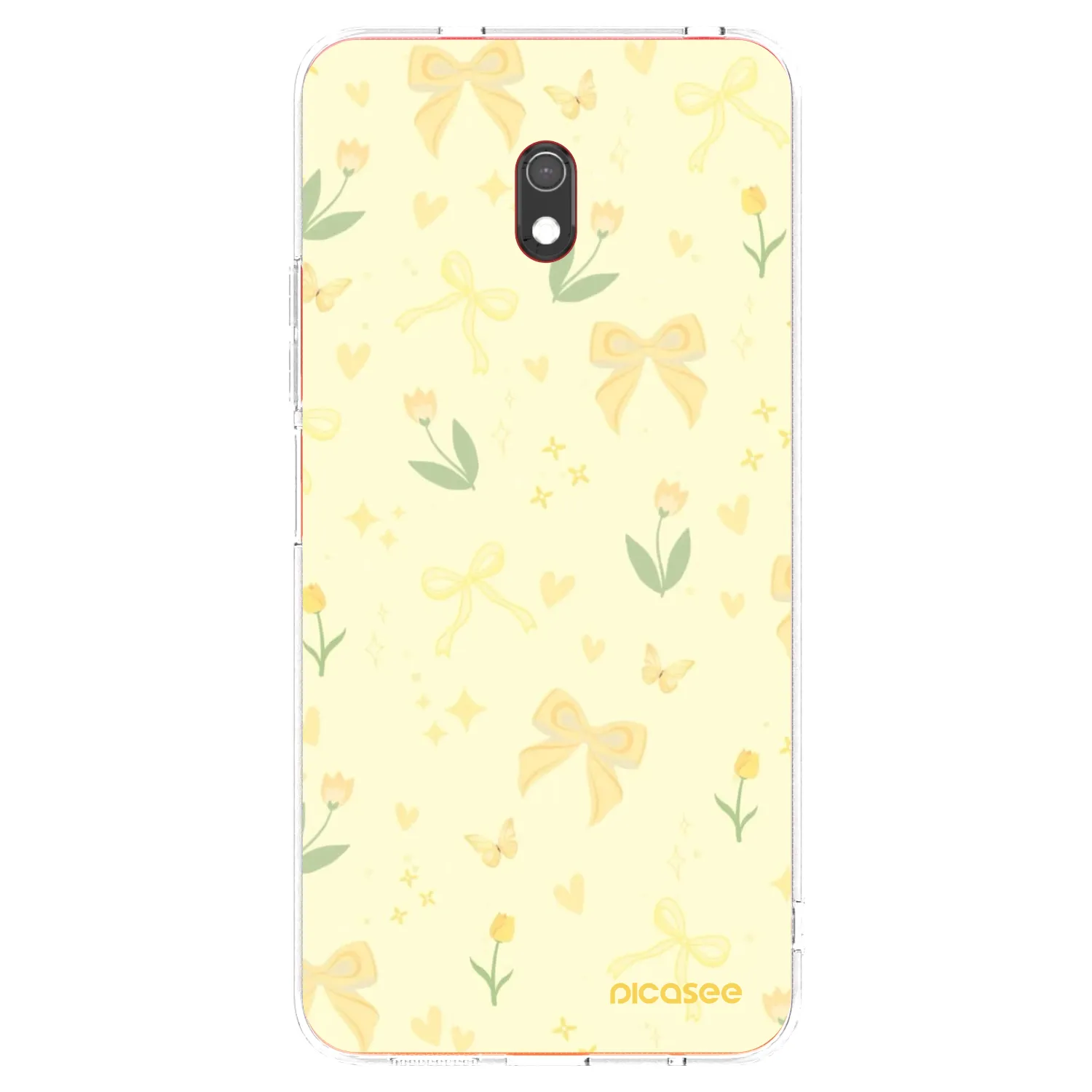 Picasee átlátszó szilikon tok az alábbi mobiltelefonokra Xiaomi Redmi 8A - Honey Blossom