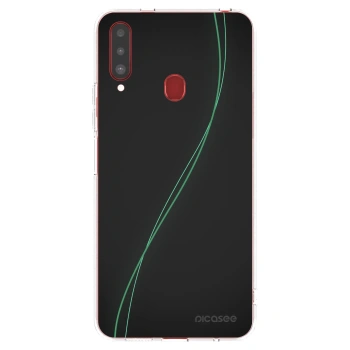 Picasee átlátszó szilikon tok az alábbi mobiltelefonokra Samsung Galaxy A20s - Be Different