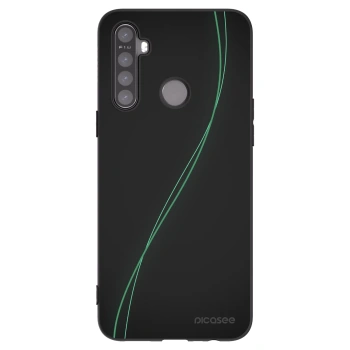 Picasee fekete szilikon tok az alábbi mobiltelefonokra Realme 5 - Be Different