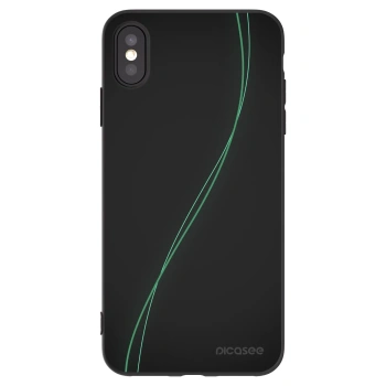 Picasee fekete szilikon tok az alábbi mobiltelefonokra Apple iPhone XS Max - Be Different
