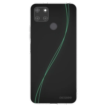 Picasee átlátszó szilikon tok az alábbi mobiltelefonokra Realme C21Y - Be Different