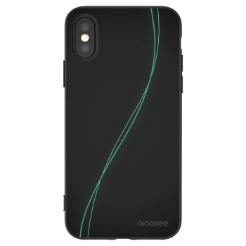 Picasee fekete szilikon tok az alábbi mobiltelefonokra Apple iPhone X/XS - Be Different