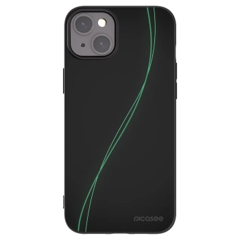 Picasee fekete szilikon tok az alábbi mobiltelefonokra Apple iPhone 15 Plus - Be Different