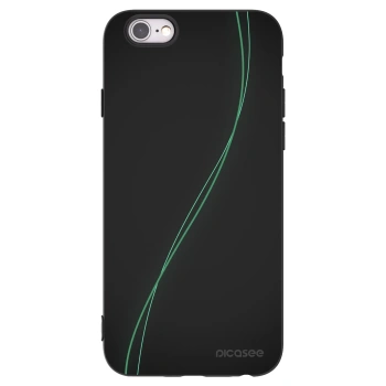 Picasee fekete szilikon tok az alábbi mobiltelefonokra Apple iPhone 6/6S - Be Different