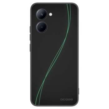 Picasee fekete szilikon tok az alábbi mobiltelefonokra Realme C33 (2023) - Be Different