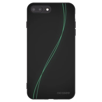 Picasee fekete szilikon tok az alábbi mobiltelefonokra Apple iPhone 8 Plus - Be Different