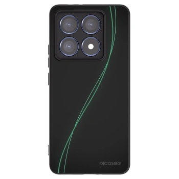 Picasee fekete szilikon tok az alábbi mobiltelefonokra Xiaomi 14T Pro - Be Different