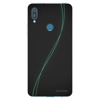 Picasee átlátszó szilikon tok az alábbi mobiltelefonokra Huawei Y7 2019 - Be Different