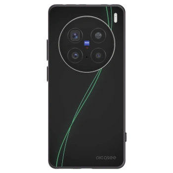 Picasee fekete szilikon tok az alábbi mobiltelefonokra Vivo X200 Pro - Be Different