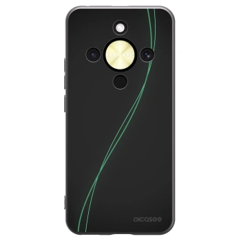 Picasee fekete szilikon tok az alábbi mobiltelefonokra Honor Magic8 Lite 5G - Be Different