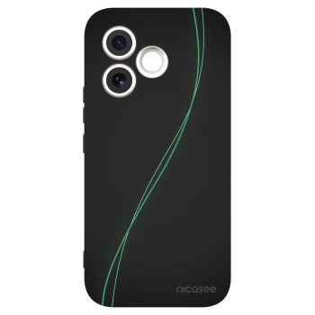 Picasee fekete szilikon tok az alábbi mobiltelefonokra Honor 600 Lite - Be Different