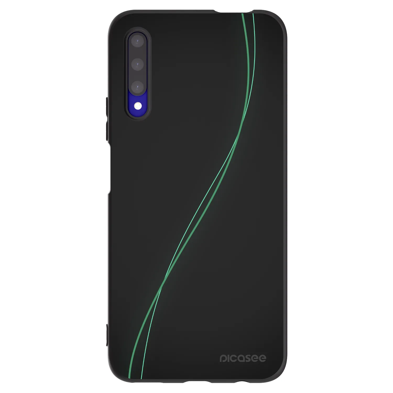 Picasee fekete szilikon tok az alábbi mobiltelefonokra Honor 9X Pro - Be Different