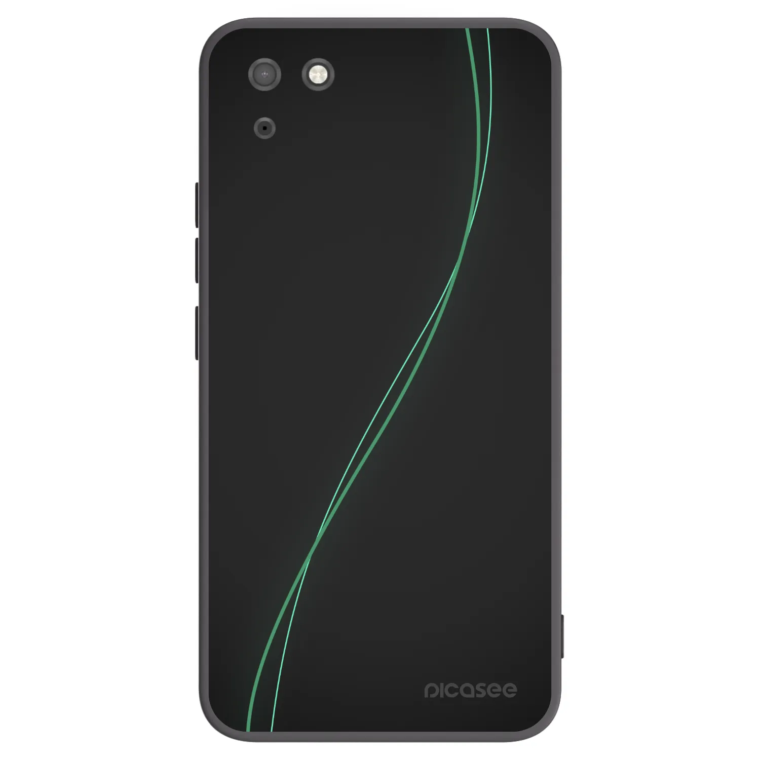 Picasee fekete szilikon tok az alábbi mobiltelefonokra Huawei Y5P - Be Different