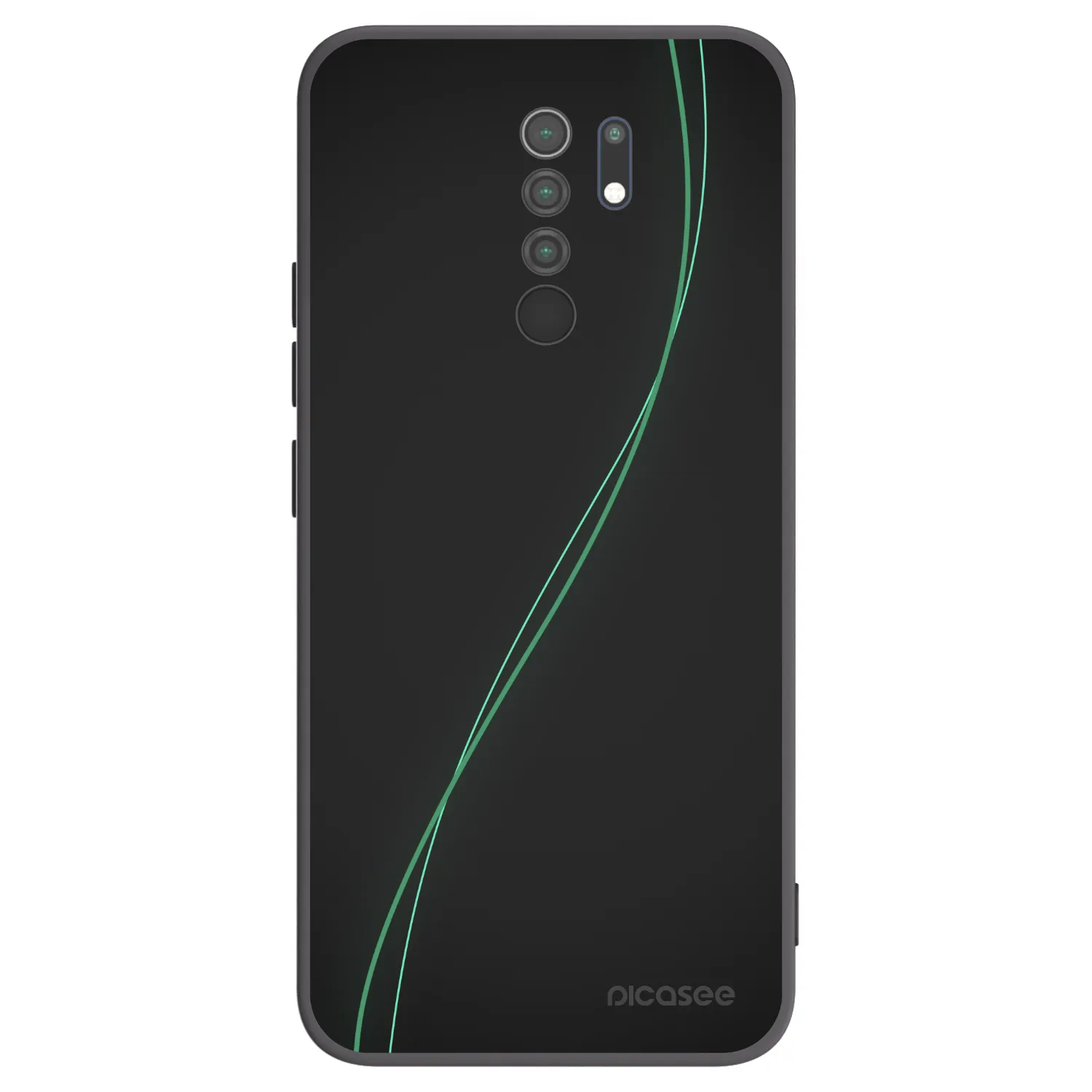 Picasee fekete szilikon tok az alábbi mobiltelefonokra Xiaomi Redmi 9 - Be Different