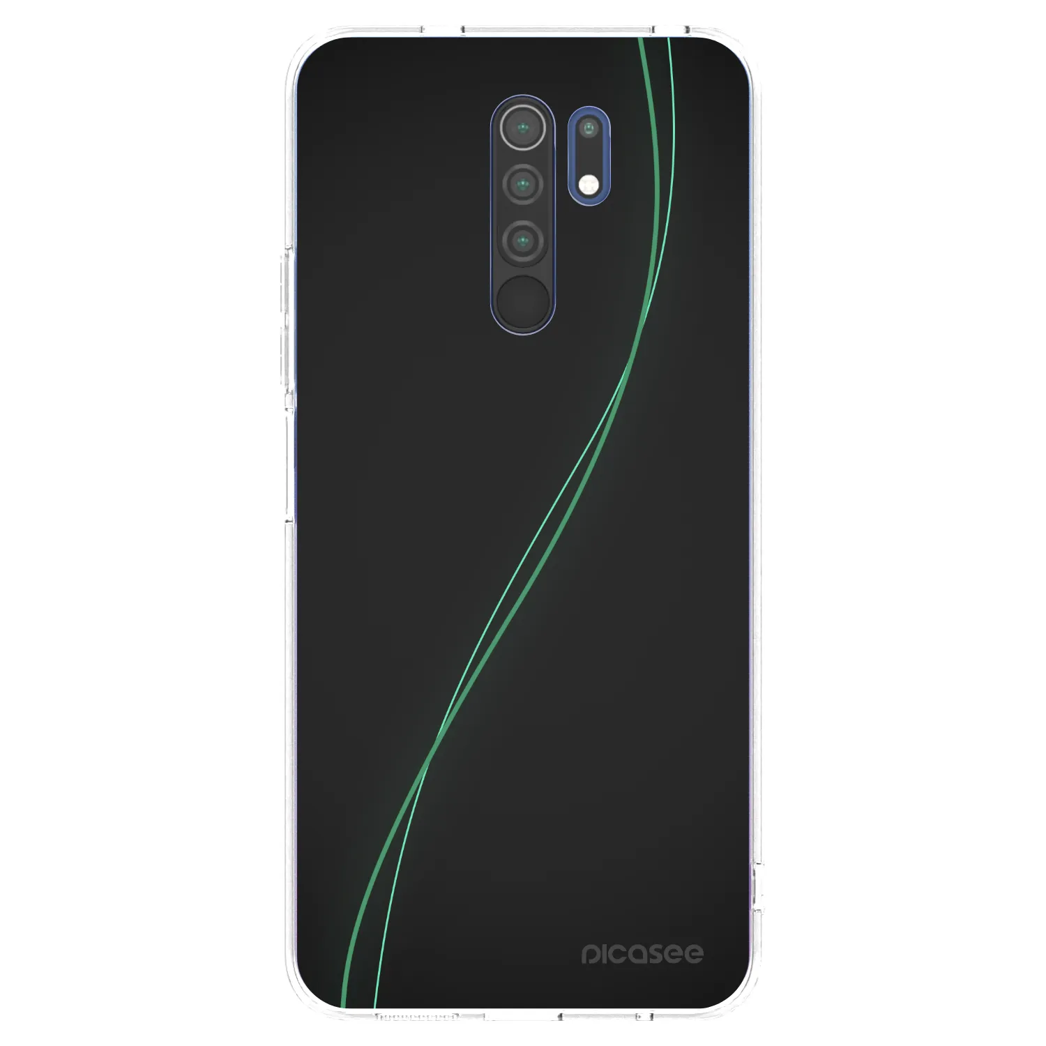 Picasee átlátszó szilikon tok az alábbi mobiltelefonokra Xiaomi Redmi 9 - Be Different