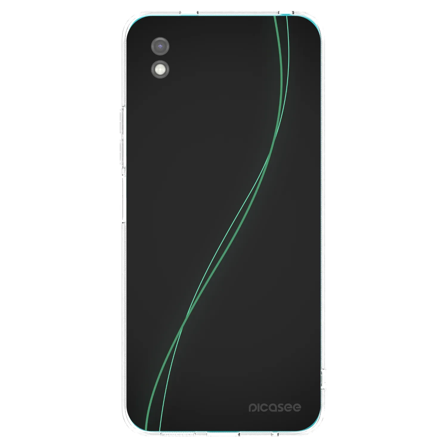Picasee fekete szilikon tok az alábbi mobiltelefonokra Xiaomi Redmi 9A - Be Different