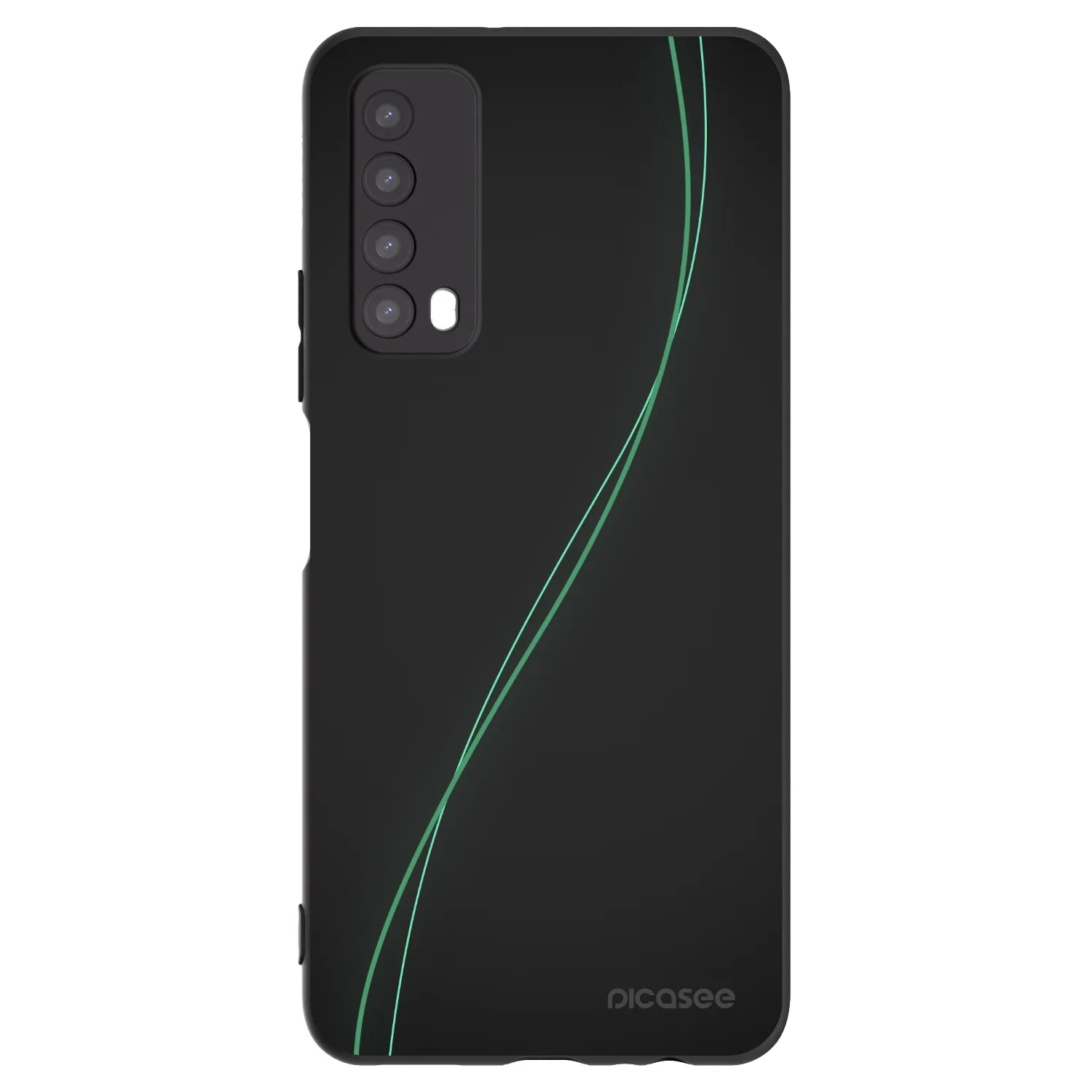 Picasee fekete szilikon tok az alábbi mobiltelefonokra Huawei P Smart 2021 - Be Different