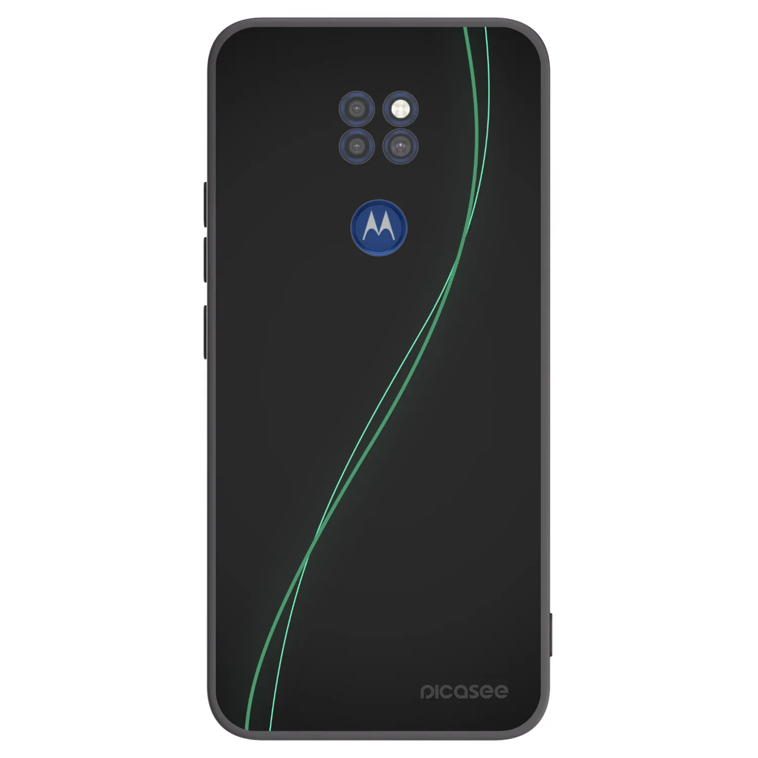 Picasee fekete szilikon tok az alábbi mobiltelefonokra Motorola Moto G9 Play - Be Different